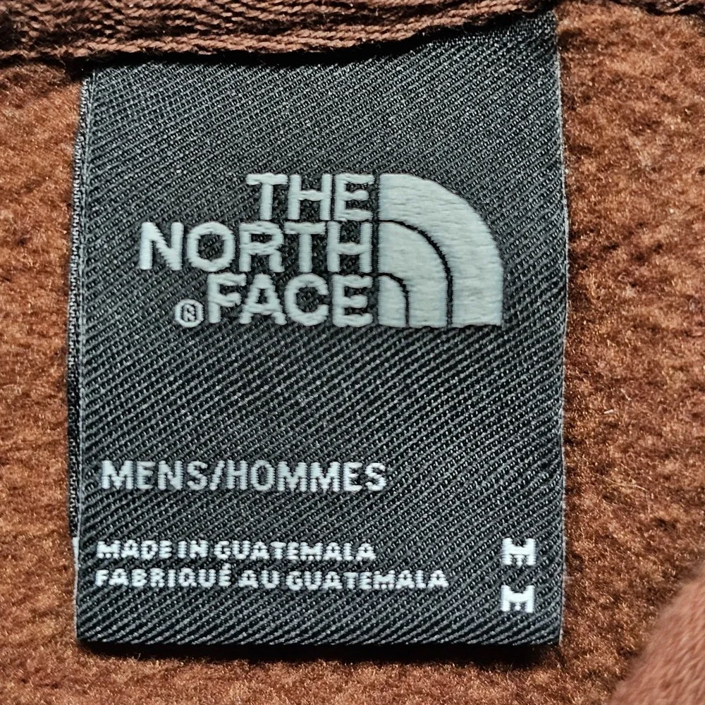 The North Face Never Stop Exploring Hoodie Mens M Brown Fleece Lined Pullover